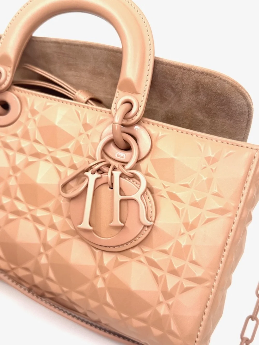 Christian Dior Lady D-Joy Handbag - Rose Des Vents